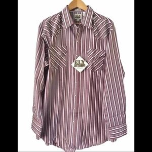 Ely Cattleman Western Tall Man Shirt 18 x 36 Tall